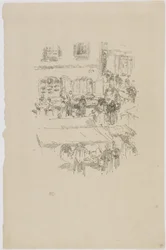 De markt, Vitre, 1893